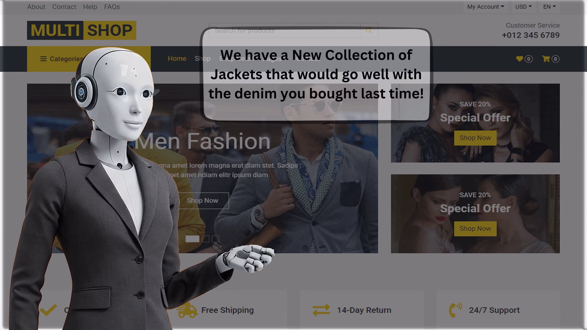 A Salesperson for E-Commerce Platform