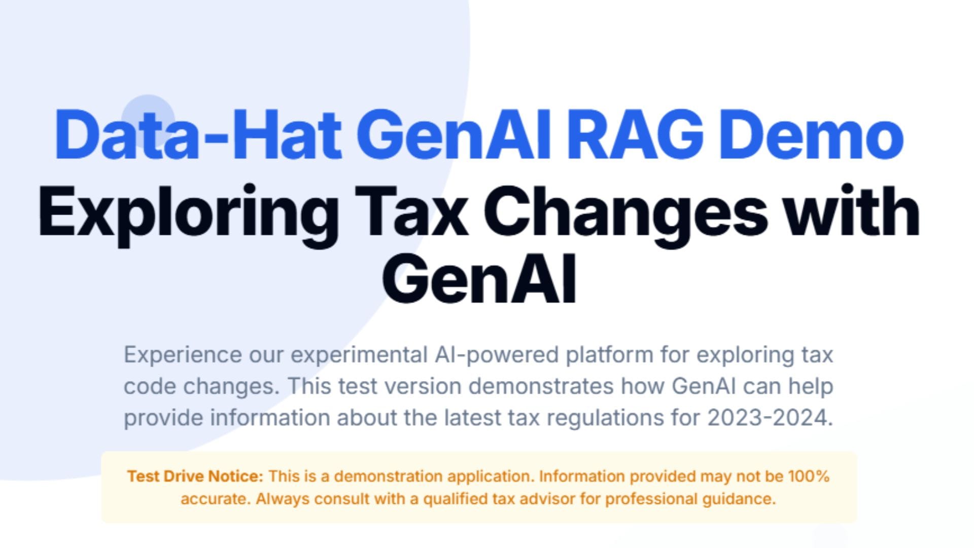 Agentic RAG Architecture for Enterprise AI: A Tax Assistant Use Case